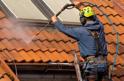 Démoussage et hydrofuge de toiture à Leurville